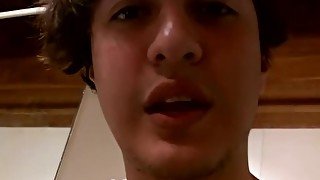 Young man is eager to receive cum on his face after sucking