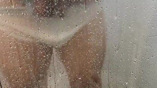 Masturbate in the shower pt 2 (CUM IN GLASS)