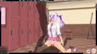 3D HENTAI Friends looked into my locker room and fucked hard (PART 2)