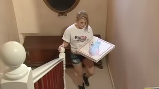 Sexy Teen As Hollywood Fucks A Pizza Boy