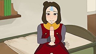 Four Element Trainer (Sex Scenes) Part 100 Jinora Handjob By HentaiSexScenes