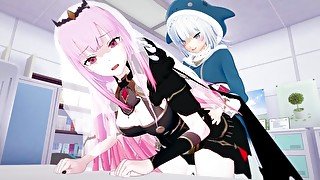 【GAWR GURA】【FUTANARI 3D】【MORI CALLIOPE】【HOLOLIVE-EN／VTUBER】