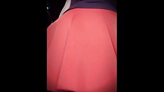 Irish Girl Upskirt with no panties