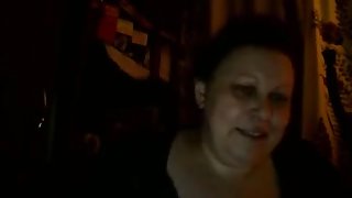 Hot Russian mature mom Maria play on skype