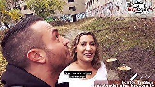 German turkish teen 18+ picked up for public fuck date