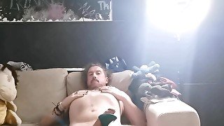 Watch my cock jump - Hands free orgasm