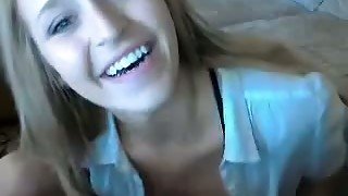 Gorgeous blonde teen babe gets naked and exposes her naked hot butt