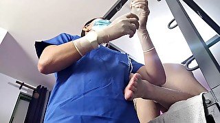 Medical enema and anal play