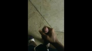 Huge garage cumshot