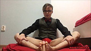 Vampire twink footjob