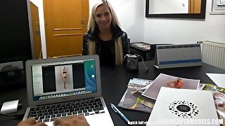 Young wannabe model fucks her agent for better job POV clip