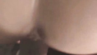 Dirty brunette slut is fucked hot into the ass. POV