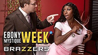 Brazzers - Ebony Mystique Gives Sexual Tips To Horny Couple Alexis Tae & Jordi To Get A Better Tip