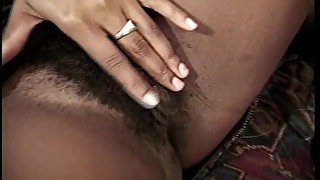 Gorgeous ebony fucks by her sugar daddy quickly