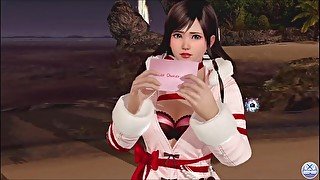 Dead or Alive Xtreme Venus Vacation Kokoro Valentine's Day Pose Cards Fanservice Appreciation