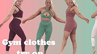 Sexy gym clothes try on haul