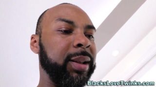 Stud gets ass plowed by black dick