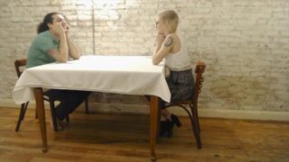 Older Pervert Give Blonde Fit Teen A Risky Creampie in a Family Restaurant! A film by ThatWhoLaughs