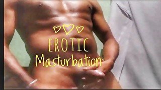 Long erotic masturbation and cumshot by hot athletic boy ( Also includes artificial pussy fuck)