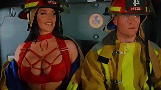 Firefighter Angelas White Hot Squirting Fuckfest