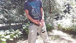 Outdoor wank in front of the street at the sight of everyone #11