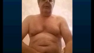 Argentinean Grandpa wanking