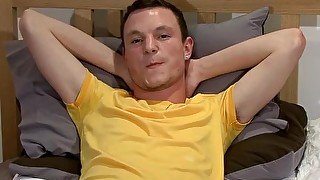 British amateur interviewed into masturbating and cumming