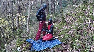 Amateur Latex Rubber Doll Outdoor Blow Job Face Fucking Domination Compilation Year 1 - Teaser Video