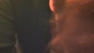 Junkie gets a facial cumshot