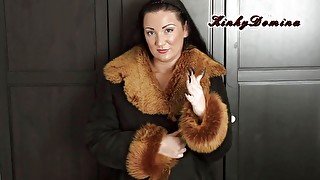 Goddess in fur wants you to masturbate