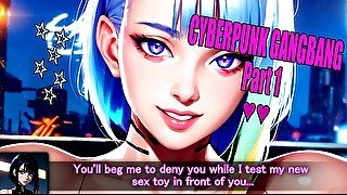 [Hentai JOI] Lucy : Cyberpunk GangBang Part I [Multiple Endings,GangBang ] (Lucyna Kushinada)