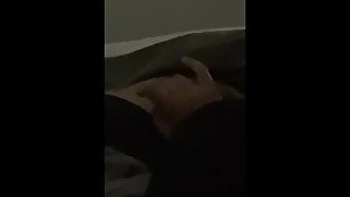 Ex girlfriend plays with my dick gently