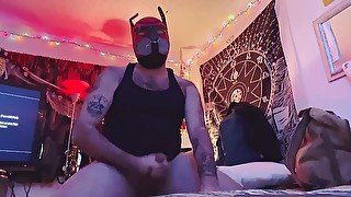 Pup Major  barking and cumming (Short)