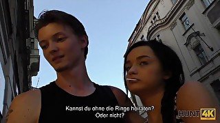 Cash-hungry Czech teen gets a POV fuck and a mouthful of cum