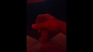 Jerking my cock while people watch in adult theater for my fans and subscribers