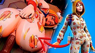 Fortnite porn ONESIE rule34 3d hentai animation