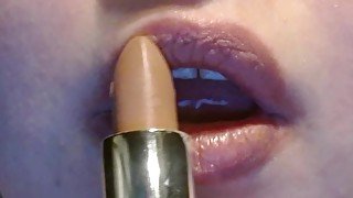 Nude Lipstick Application (NO SOUND) ASMR