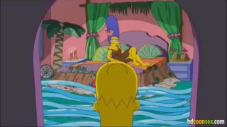 Horny marge simpson getting banged just how she likes it