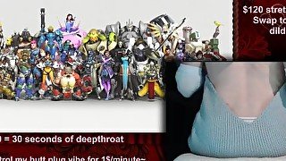 SweetCheeks - Femboy Healslut Plays Overwatch 10 (2017-06-10)