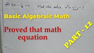 Basic Algebra Math Slove by Bikash Edu Care Episode 12