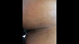 Big booty ebony milf moaning on my dick