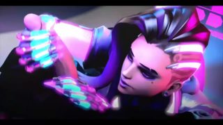 Sombra giving reaper handjob