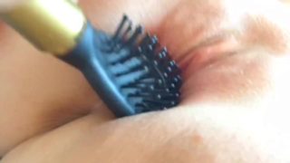 FAN REQUEST: Using Hairbrush The WRONG Way/Bristle Side First!