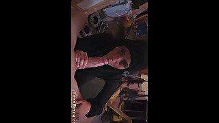 Sexy Arab teen in hijab sucks thick white cock POV best view with eye contact cumshot