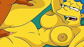 MARGE FUCKS HOMER'S FRIEND (THE SIMPSONS PORN)