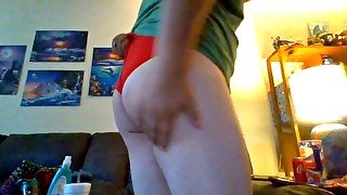 First Video, Underwear tease and spanking!