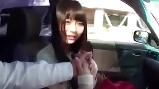 Cute japanese girl car sex