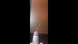 Massive Cumshot All Over a Glass ! Biggest Cumshot You Wil Ever See