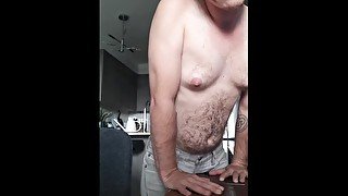 Trans daddy dry humps you on his desk and shoves his dick in your mouth!