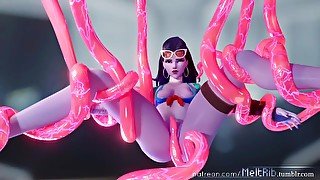 I Dare You To Last Through The End - Overwatch Widowmaker Tentacled